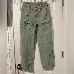 American Eagle green skater cargo pants.
